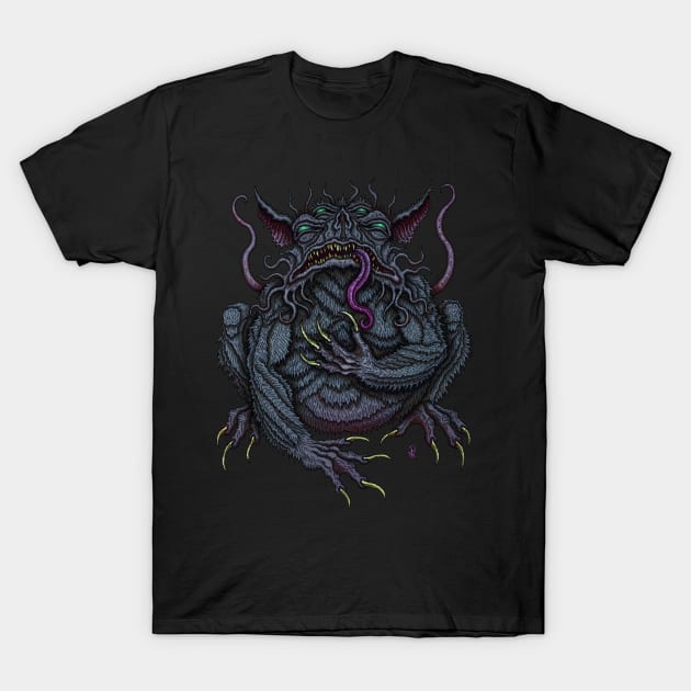 Tsathoggua - Azhmodai 23 T-Shirt by azhmodai